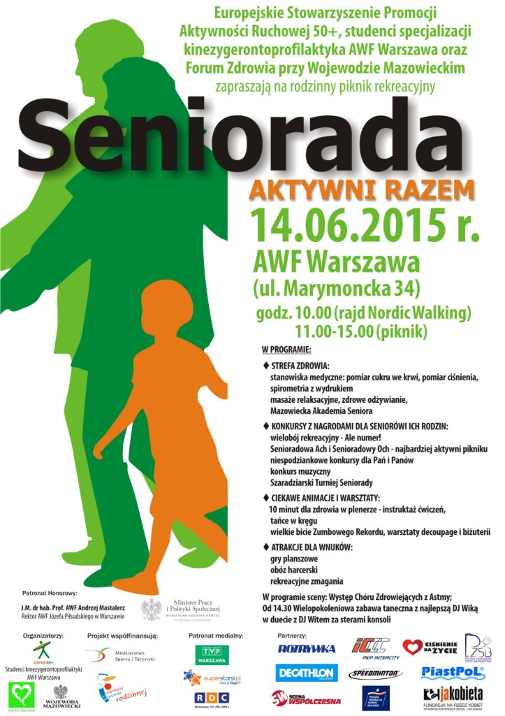 plakat Seniorada 2015 WAWA