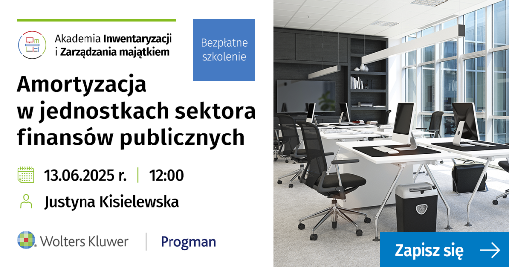 Amortyzacja w jednostkach sektora finansów publicznych [BEZPŁATNE SZKOLENIE]